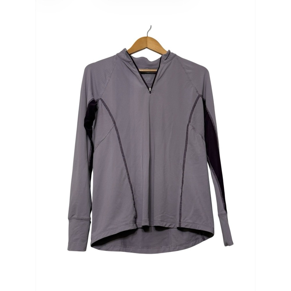 Noble Equestrian 1/4 Zip Stretchy Pullover Top Nylon Blend Women's Large